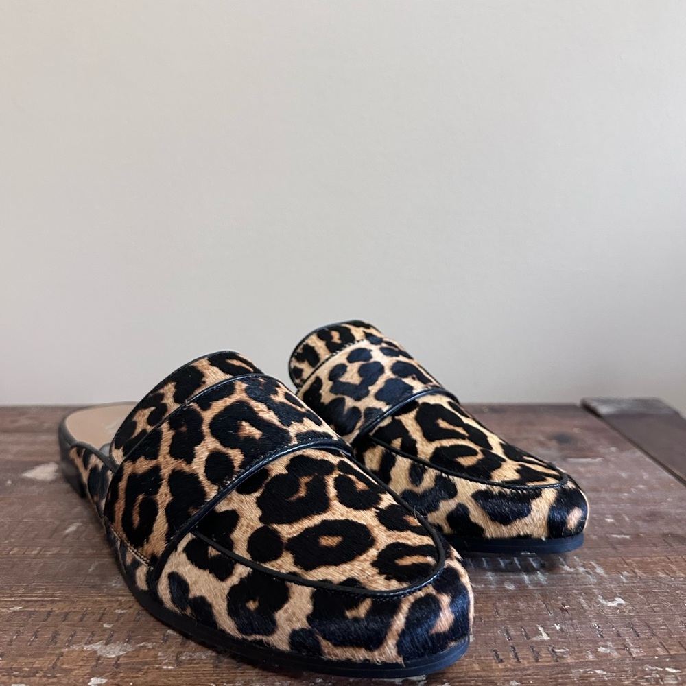Franco Santo Cheetah Print Sandals Womens Size 10